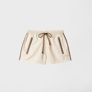Miu Miu Technical fabric shorts It38